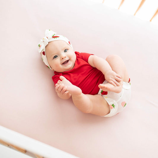 Kyte Baby Bodysuit in Cardinal