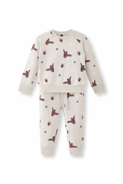 Kyte Baby Long Sleeve Jogger Set in Spider-Man