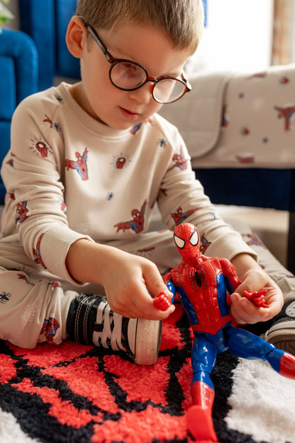 Kyte Baby Long Sleeve Jogger Set in Spider-Man