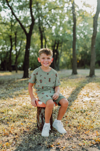 Kyte Baby Short Sleeve Jogger Set in Groot