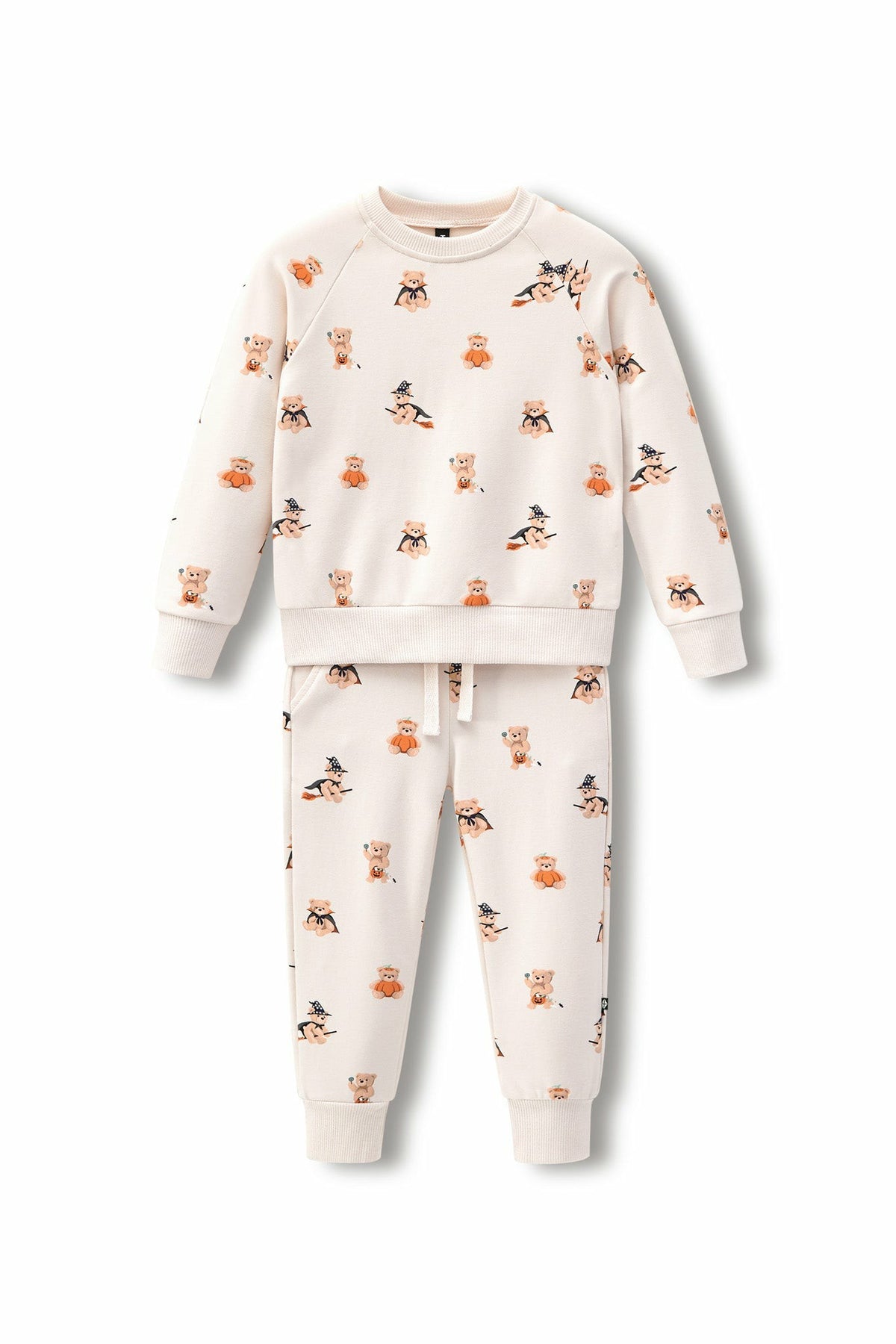 Kyte Baby Long Sleeve Jogger Set in Halloween Teddy