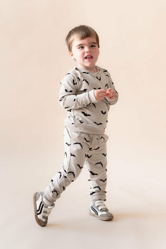 Kyte Baby Long Sleeve Jogger Set in Bats