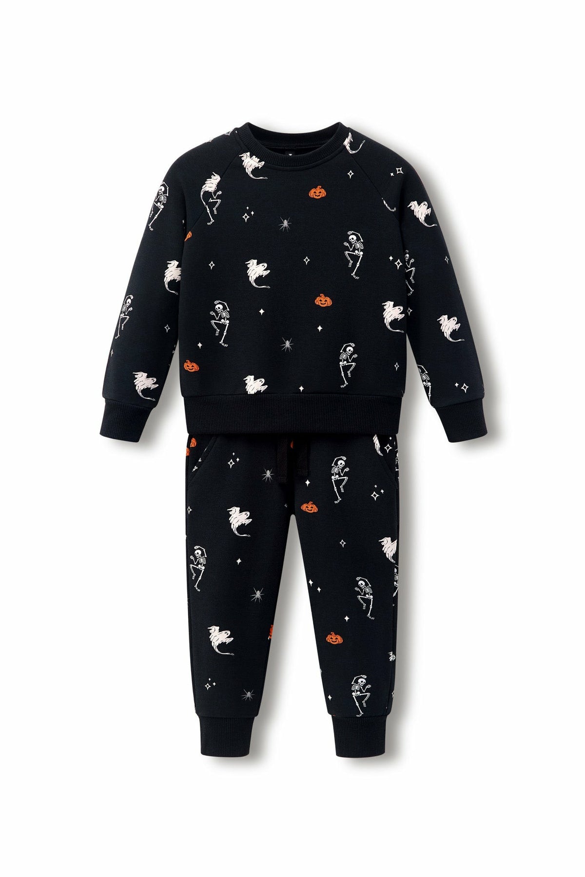 Kyte Baby Long Sleeve Jogger Set in Halloween Friends
