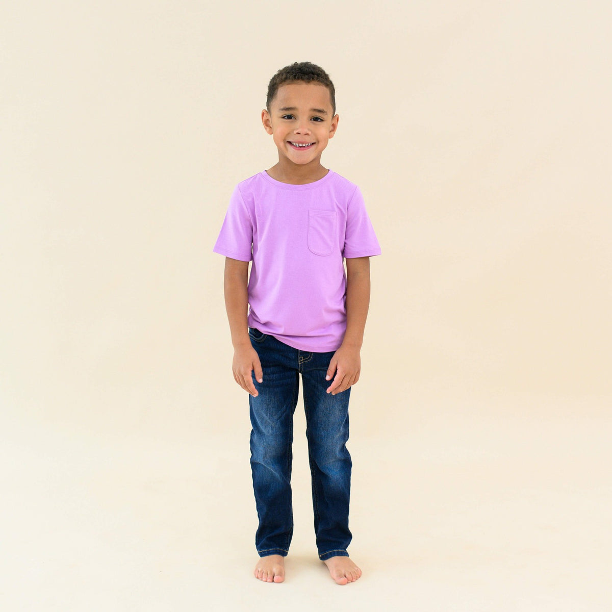 Kyte Baby Toddler Crew Neck Tee in Poi