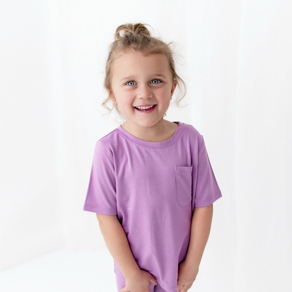 Kyte Baby Toddler Crew Neck Tee in Poi