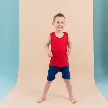 Kyte Baby Toddler Tank Top in Cardinal