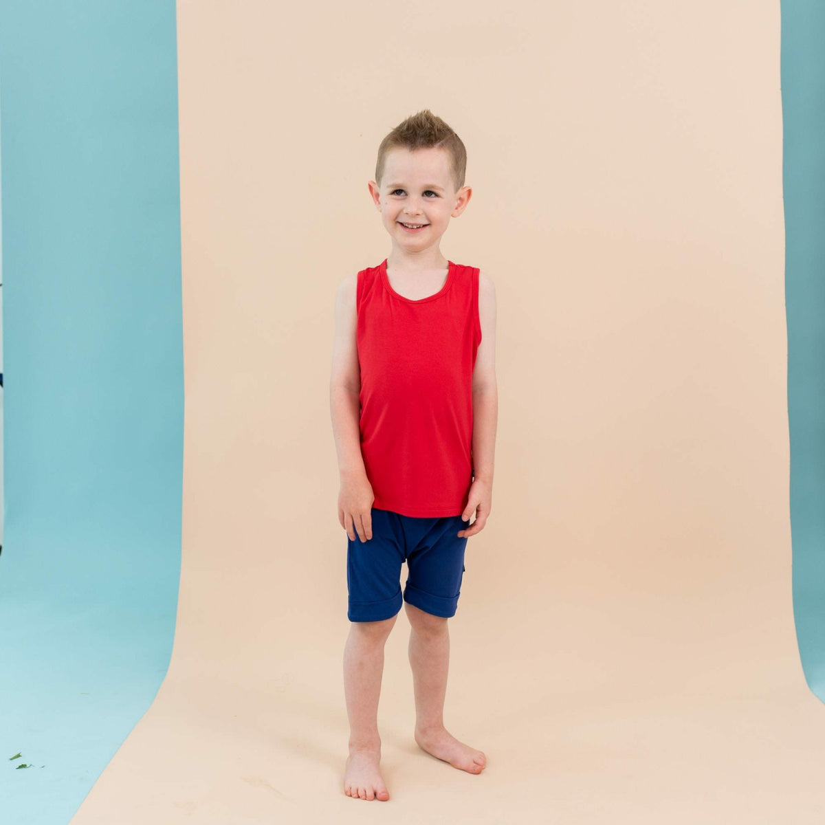 Kyte Baby Toddler Tank Top in Cardinal