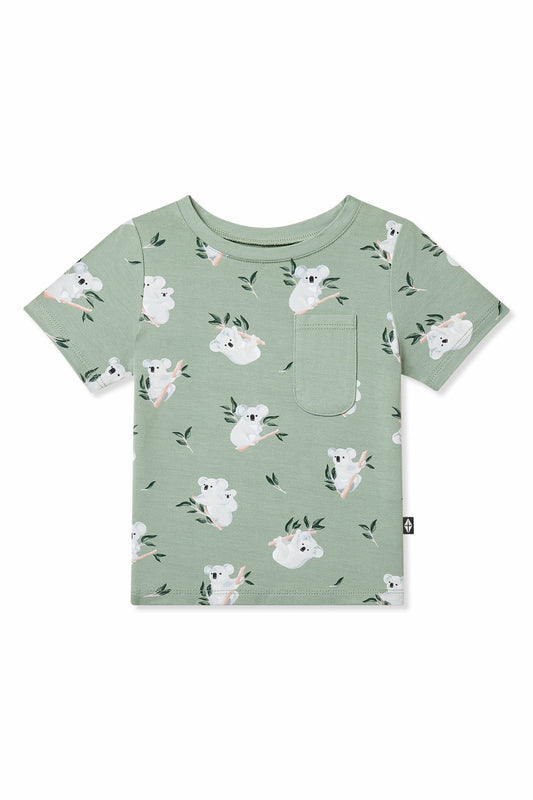 Kyte Baby Toddler Crew Neck Tee in Koala