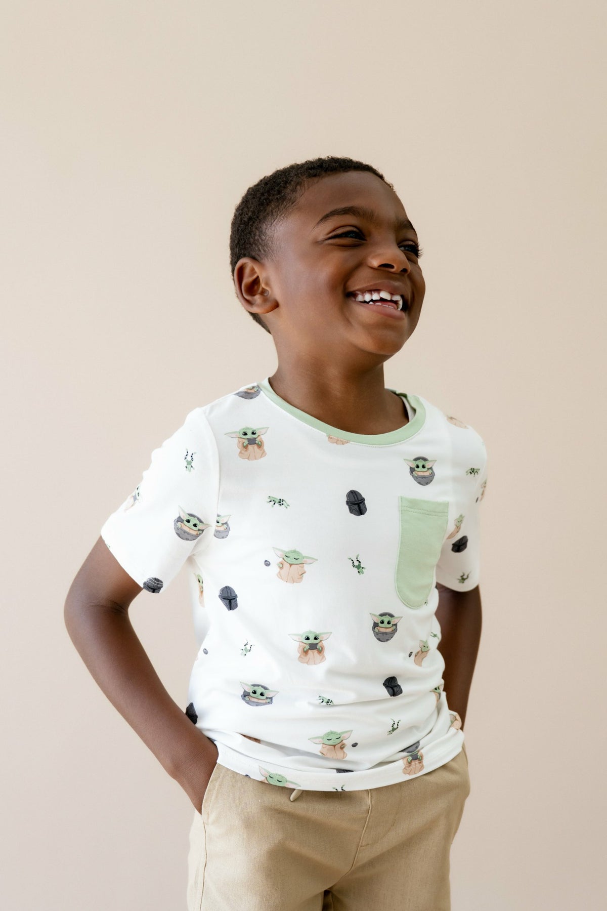 Kyte Baby Toddler Crew Neck Tee in Grogu™