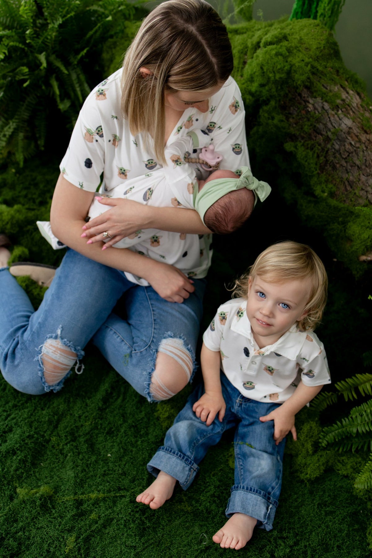 Kyte Baby Toddler Short Sleeve Polo in Grogu™