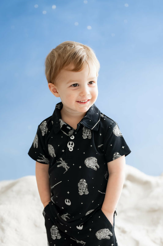 Kyte Baby Toddler Short Sleeve Polo in STAR WARS™
