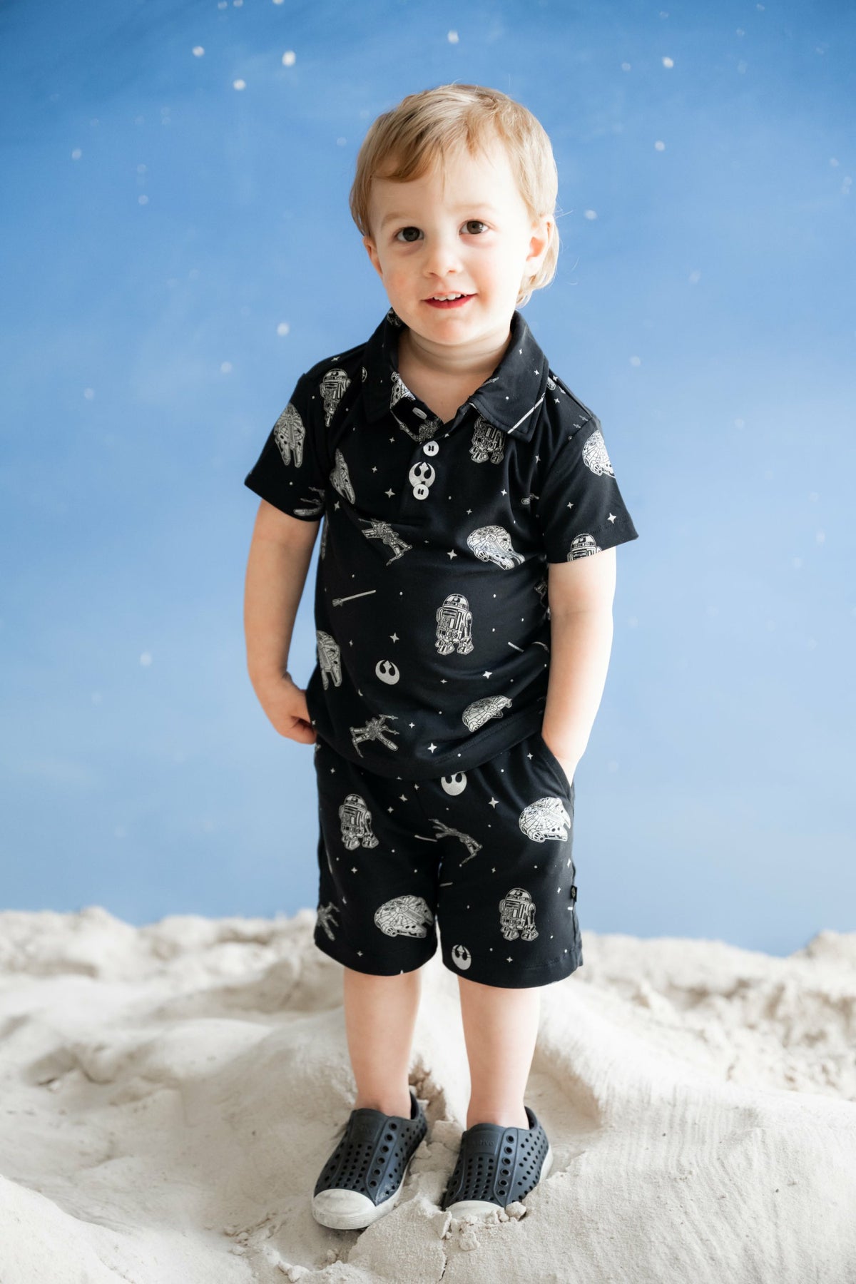 Kyte Baby Toddler Short Sleeve Polo in STAR WARS™