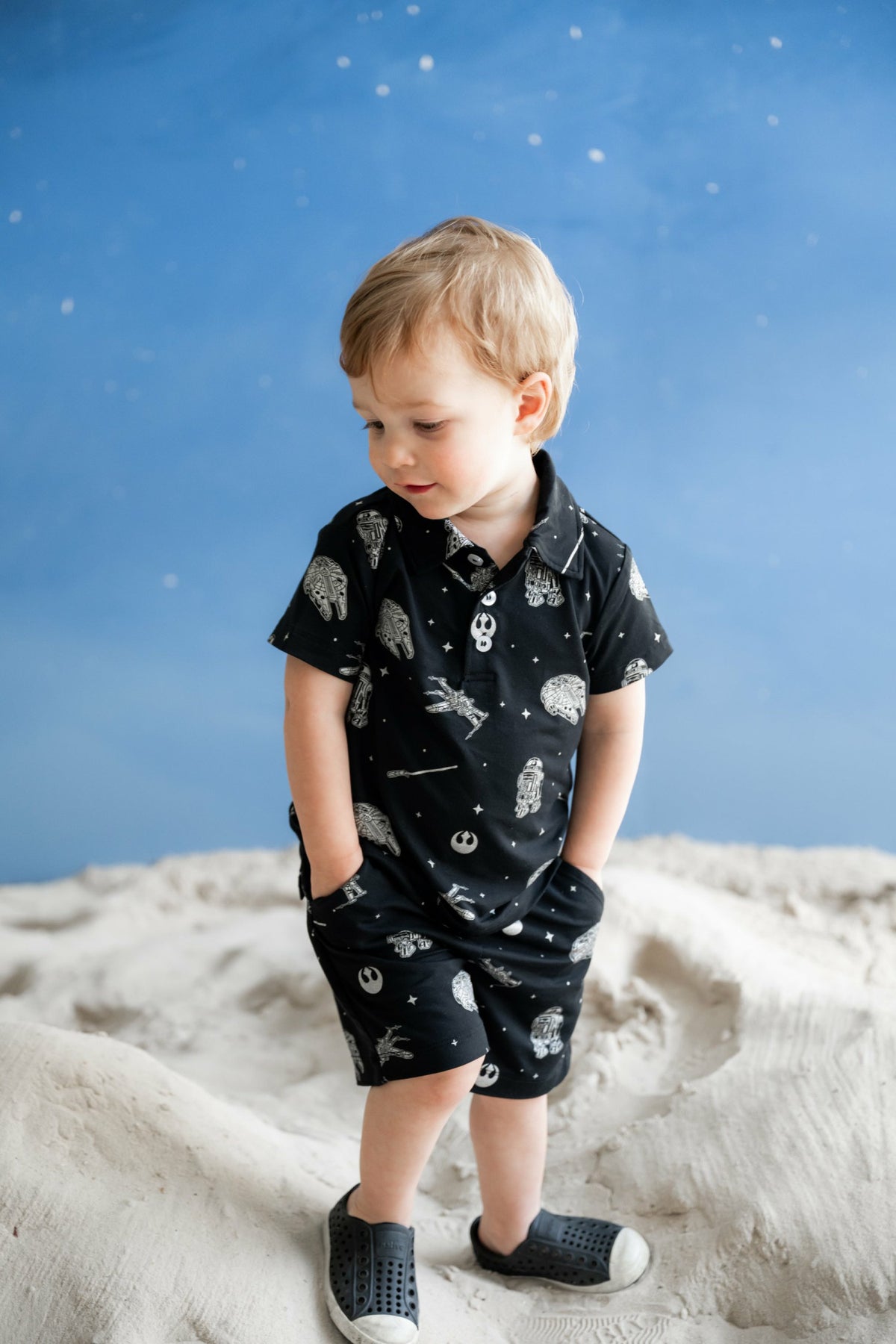 Kyte Baby Toddler Short Sleeve Polo in STAR WARS™