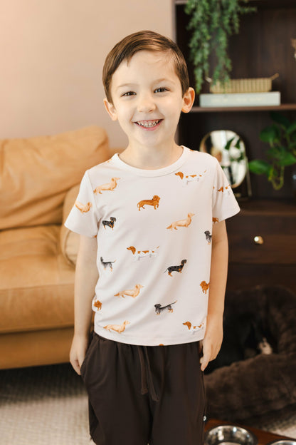 Kyte Baby Toddler Basic Tee in Dachshund