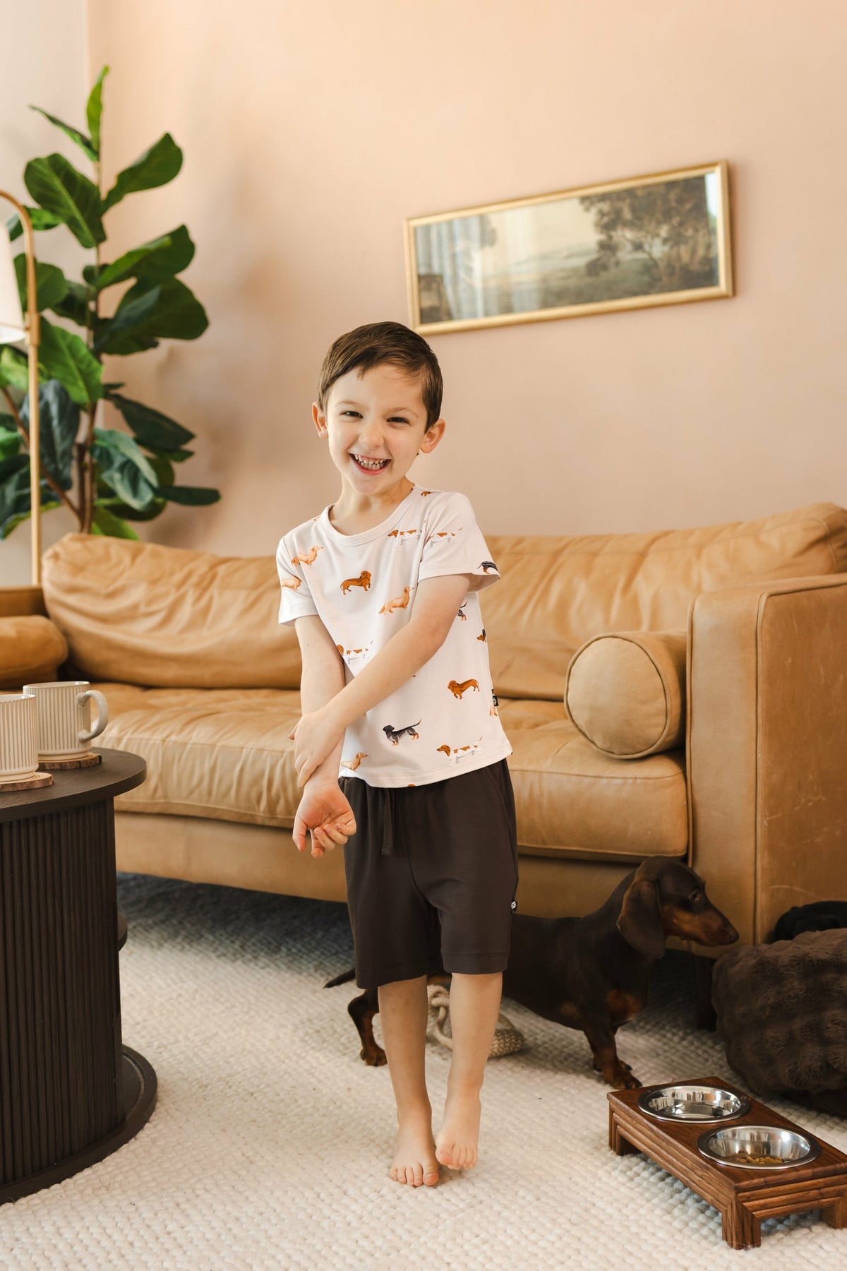 Kyte Baby Toddler Basic Tee in Dachshund