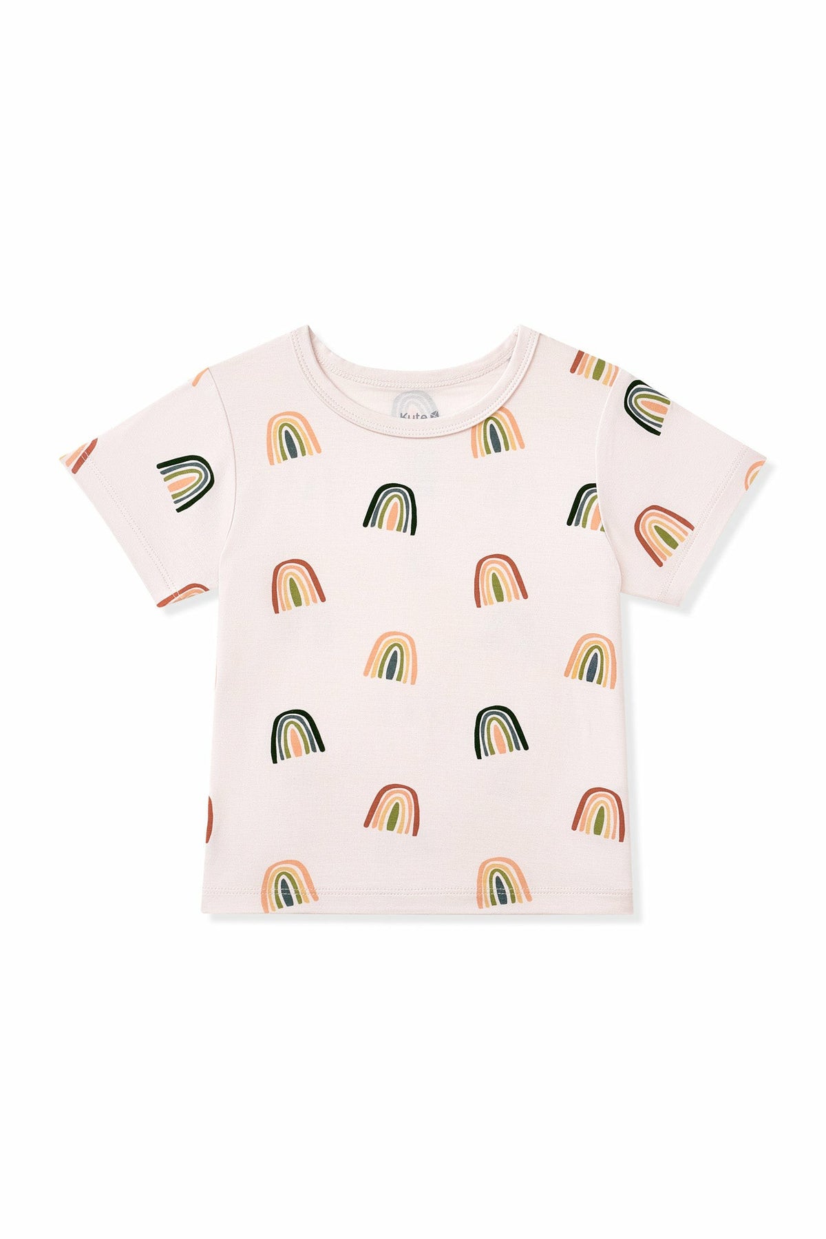 Kyte Baby Toddler Basic Tee in Retro Rainbow