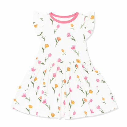 Kyte Baby Pocket Dress in Tulip