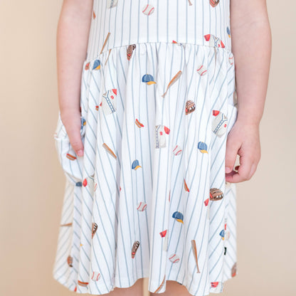 Kyte Baby Pocket Dress in Home Run