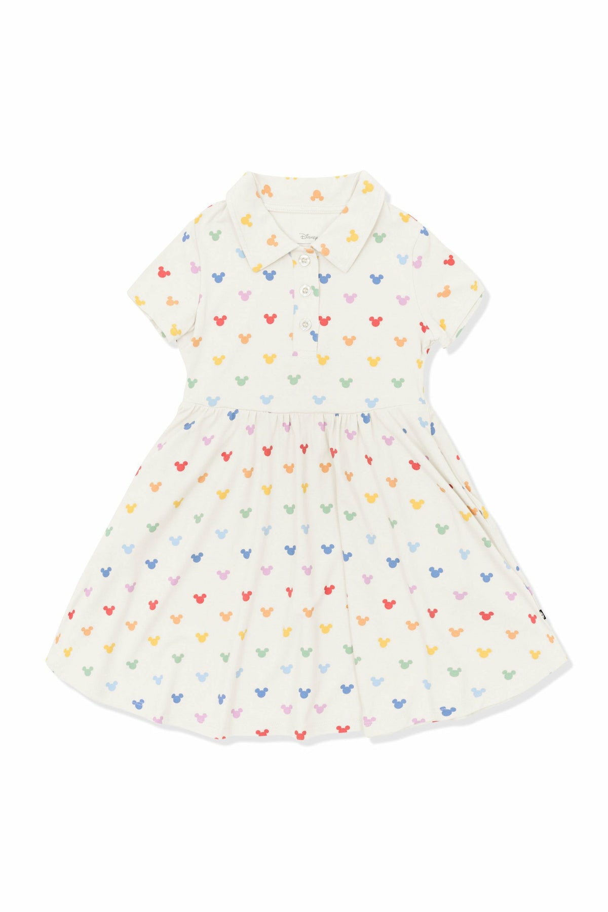 Kyte Baby Polo Dress in Pastel Mickey Mouse