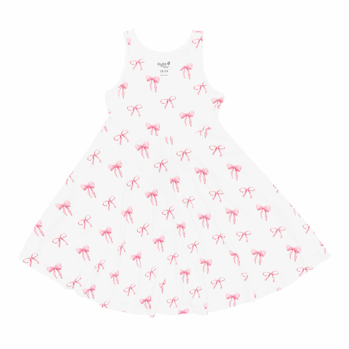 Kyte Baby Tank Twirl Dress in Bow