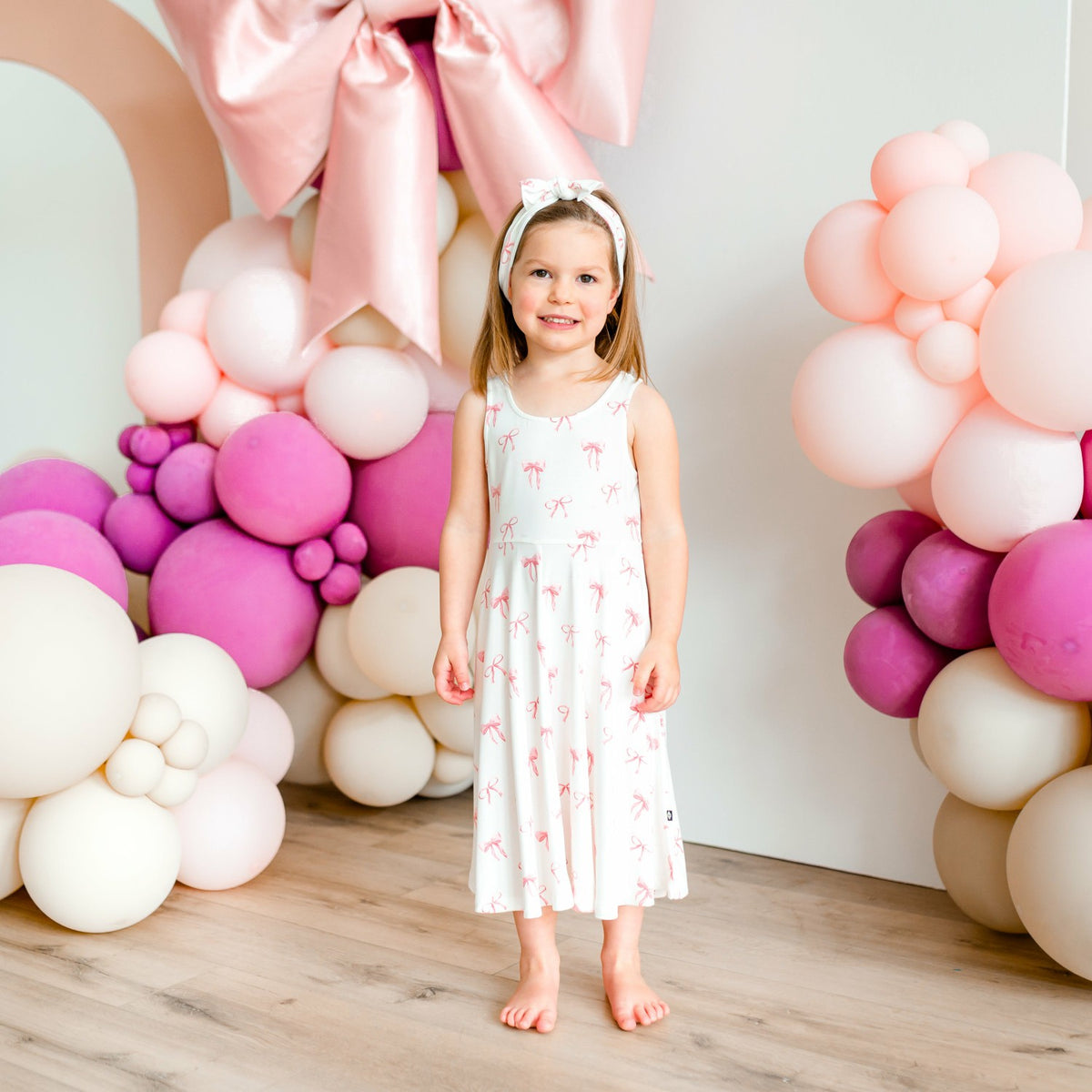 Kyte Baby Tank Twirl Dress in Bow