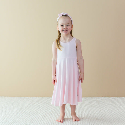 Kyte Baby Tank Twirl Dress in Sakura