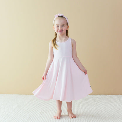 Kyte Baby Tank Twirl Dress in Sakura