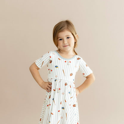 Kyte Baby Twirl Dress in Home Run