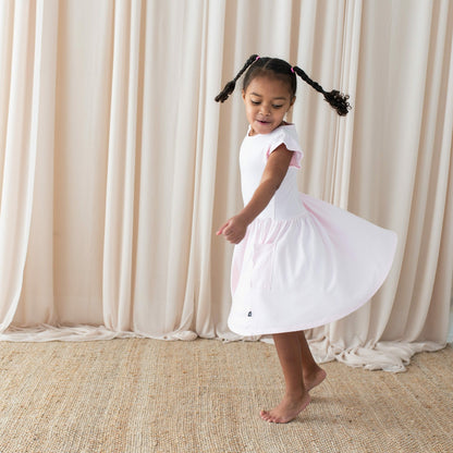 Kyte Baby Pocket Dress in Sakura