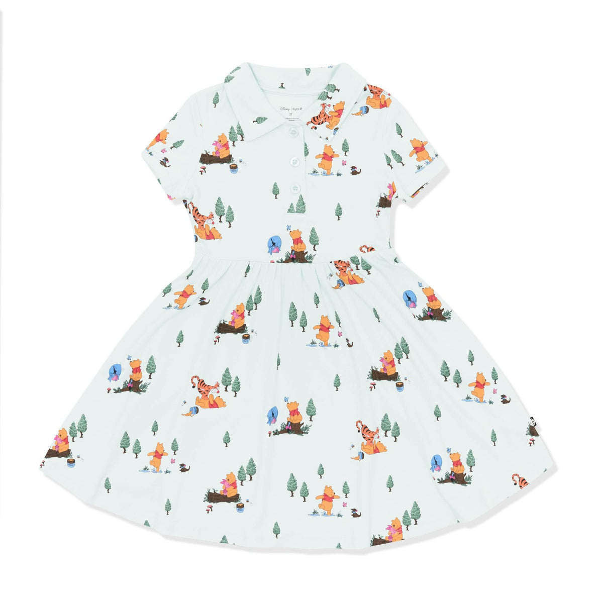 Kyte Baby Polo Dress in Winnie the Pooh Hundred Acre Wood