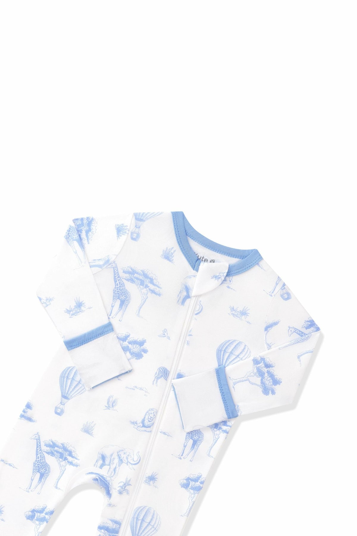Kyte Baby Zippered Romper in Toile Safari