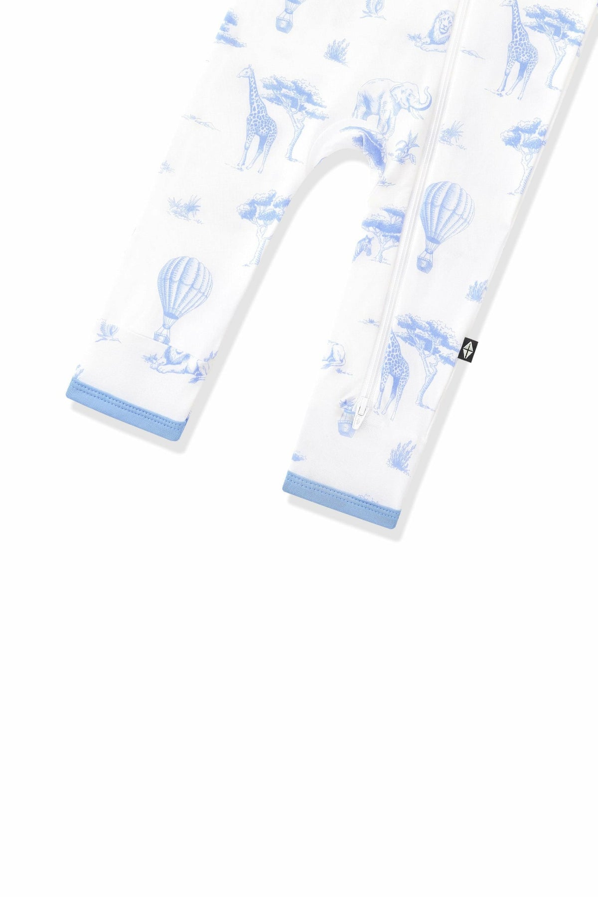 Kyte Baby Zippered Romper in Toile Safari