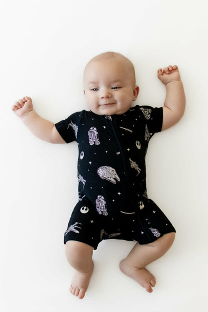 Kyte Baby Zipper Shortall Romper in STAR WARS™