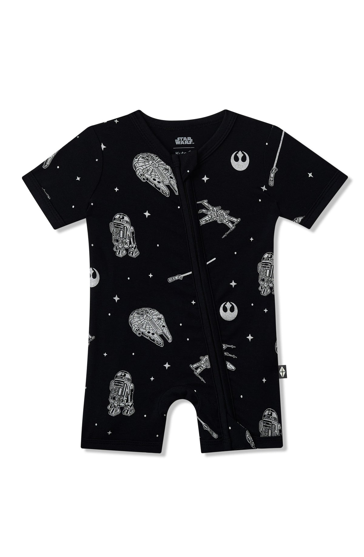 Kyte Baby Zipper Shortall Romper in STAR WARS™