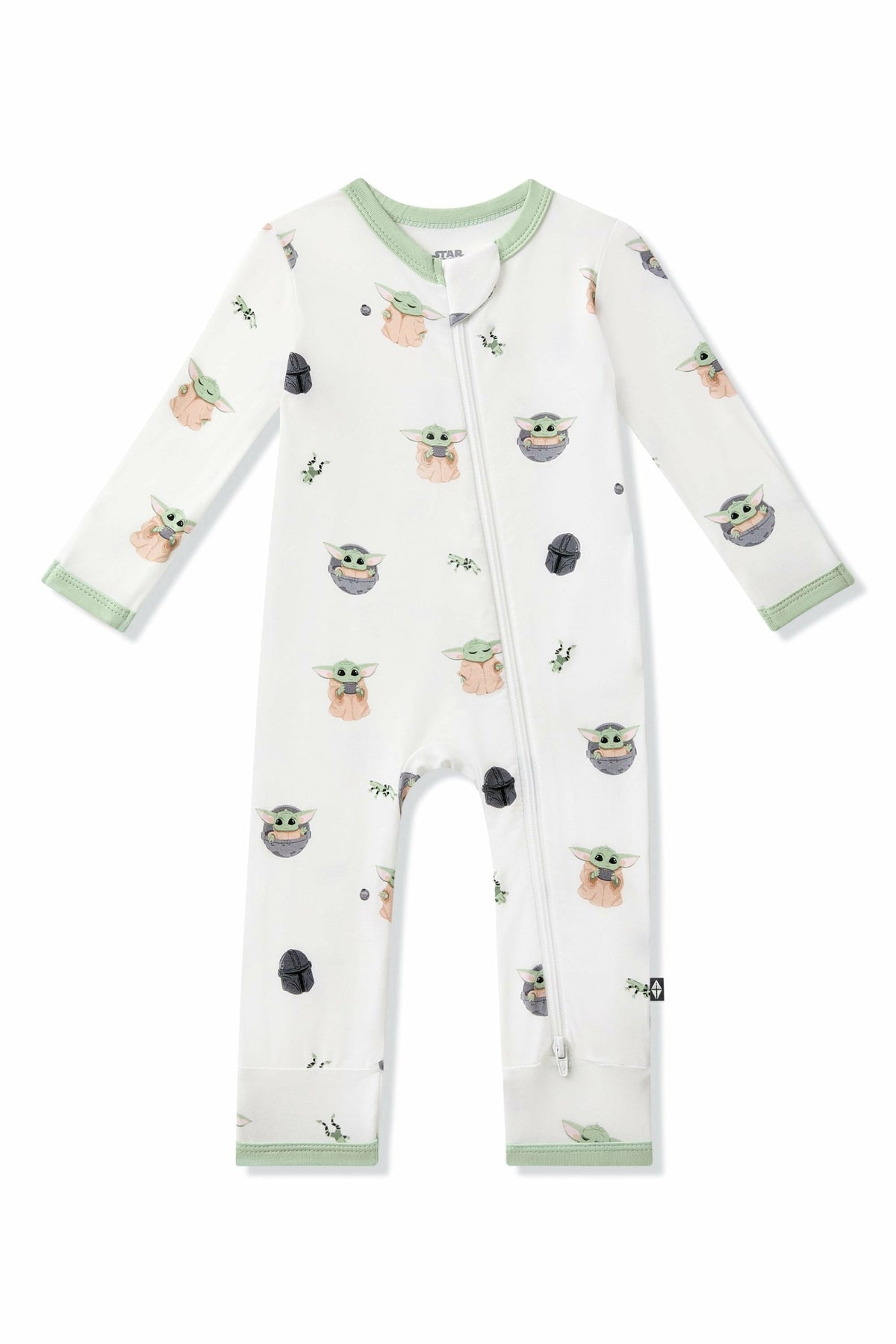 Kyte Baby Zippered Romper in Grogu™