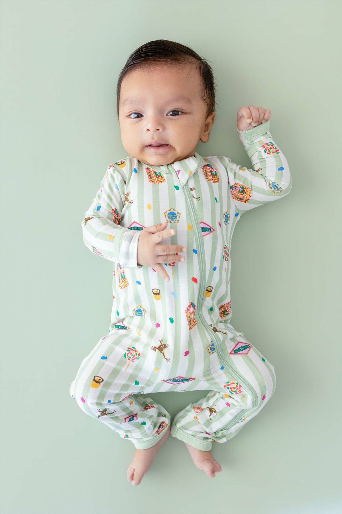 Kyte Baby Zippered Romper in Honeydukes