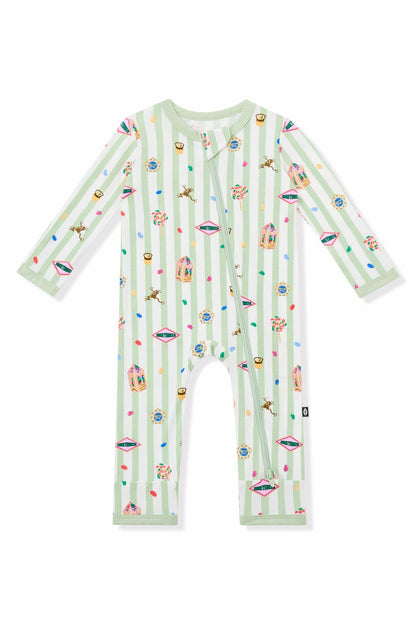 Kyte Baby Zippered Romper in Honeydukes
