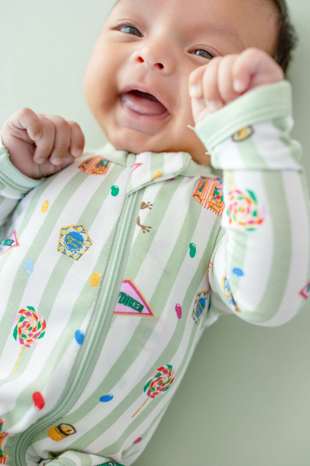 Kyte Baby Zippered Romper in Honeydukes