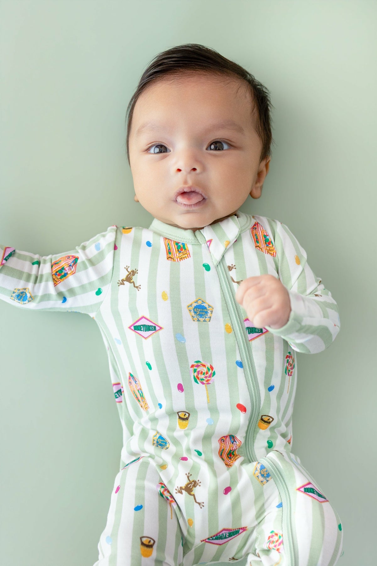 Kyte Baby Zippered Romper in Honeydukes