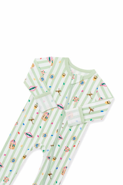 Kyte Baby Zippered Romper in Honeydukes