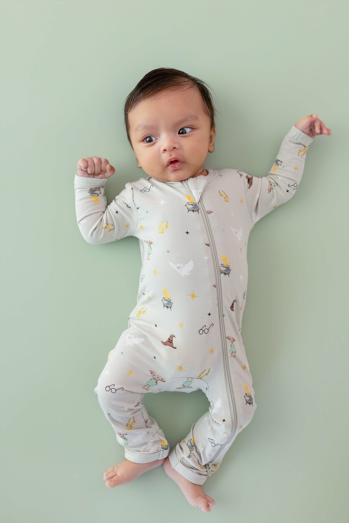 Kyte Baby Zippered Romper in Starry Icon