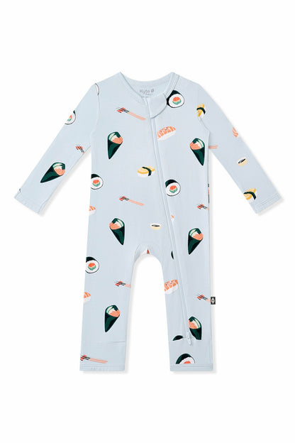 Kyte Baby Zippered Romper in Ice Sushi