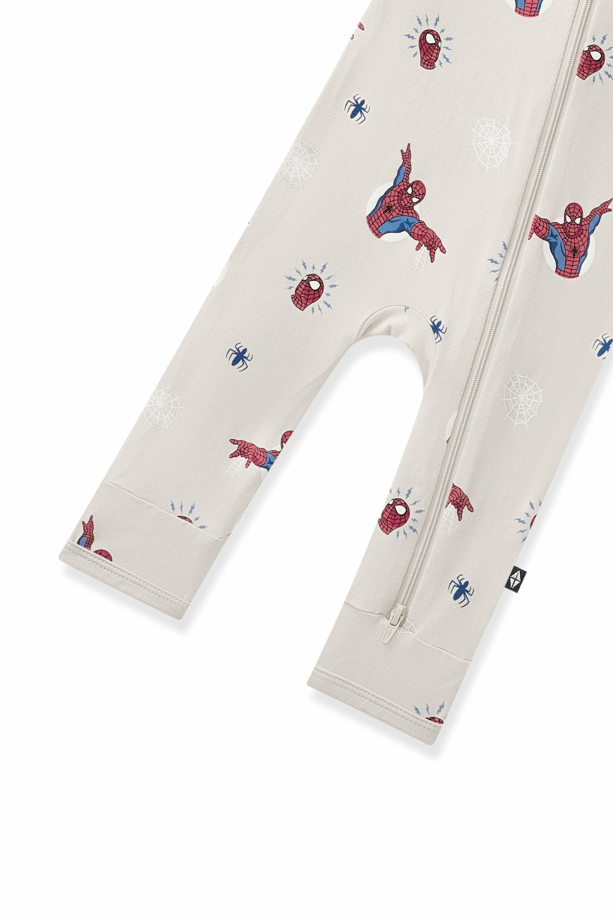 Kyte Baby Zippered Romper in Spider-Man
