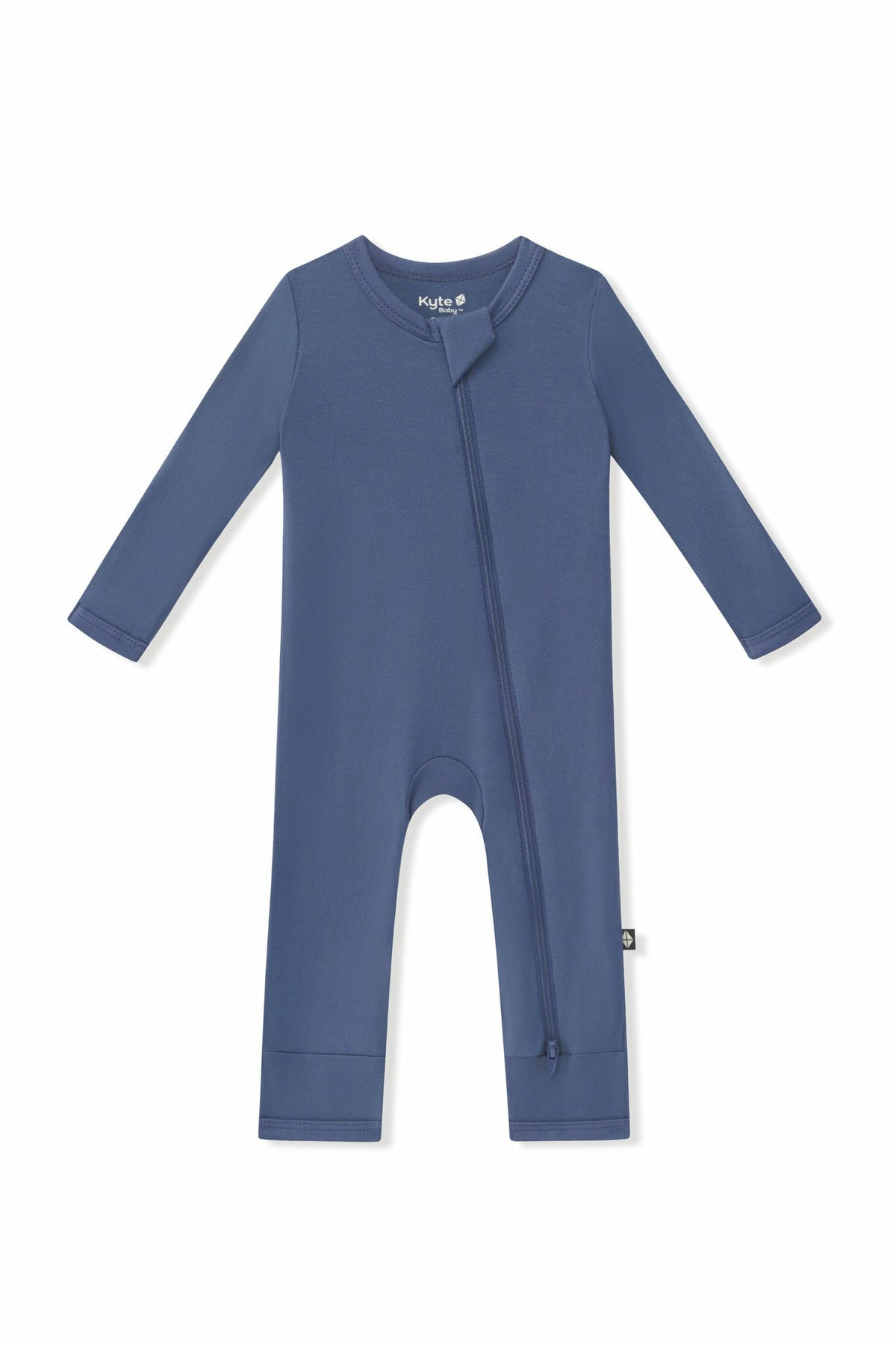 Kyte Baby Zippered Romper in Oxford