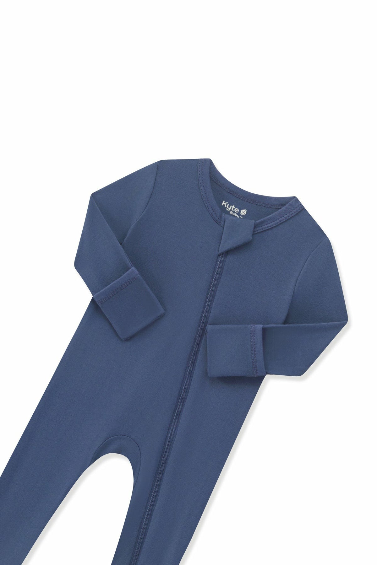 Kyte Baby Zippered Romper in Oxford