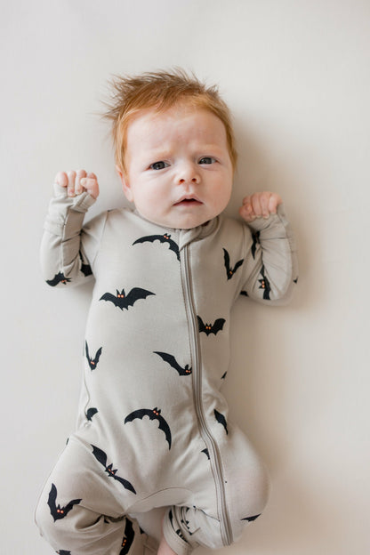 Kyte Baby Zippered Romper in Bats