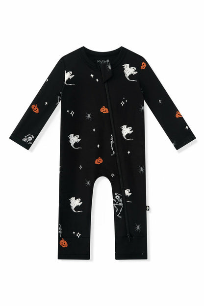 Kyte Baby Zippered Romper in Halloween Friends