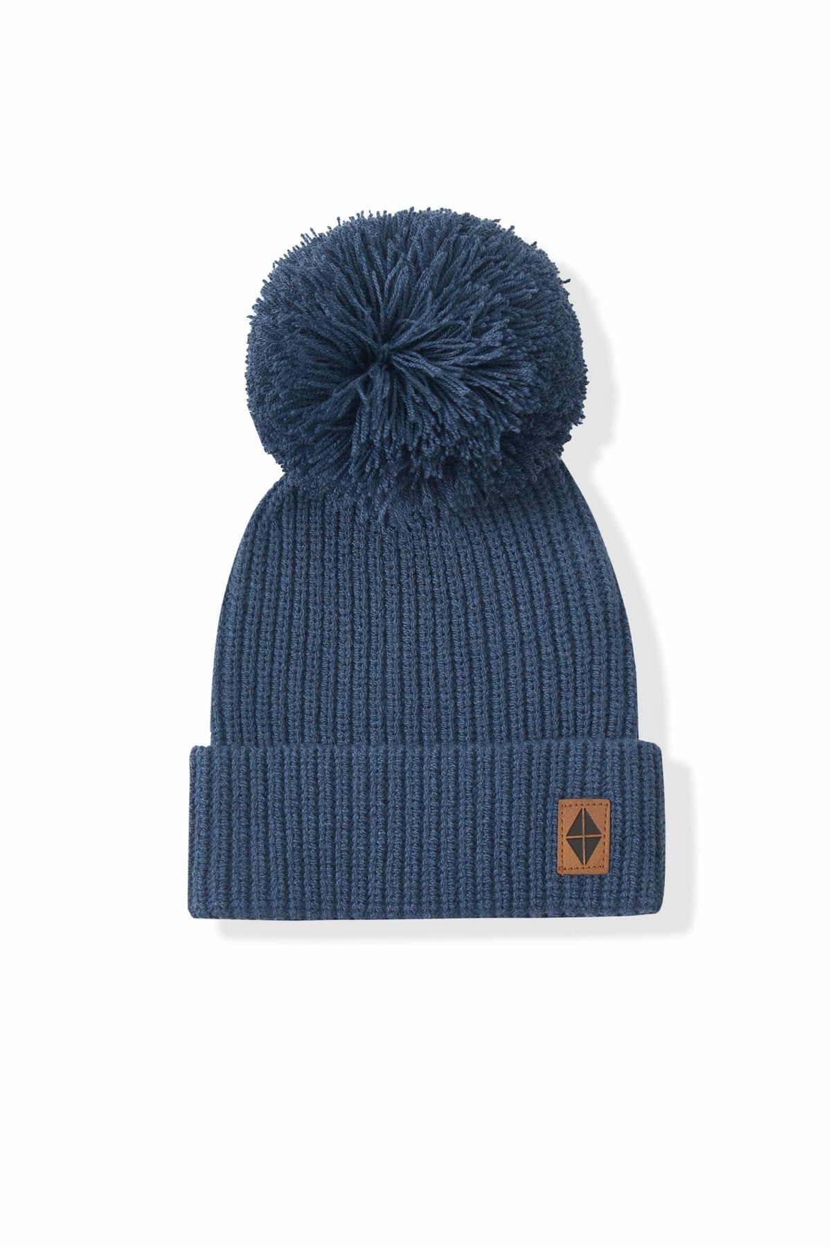 Kyte Baby Chunky Knit Pom Beanie in Oxford
