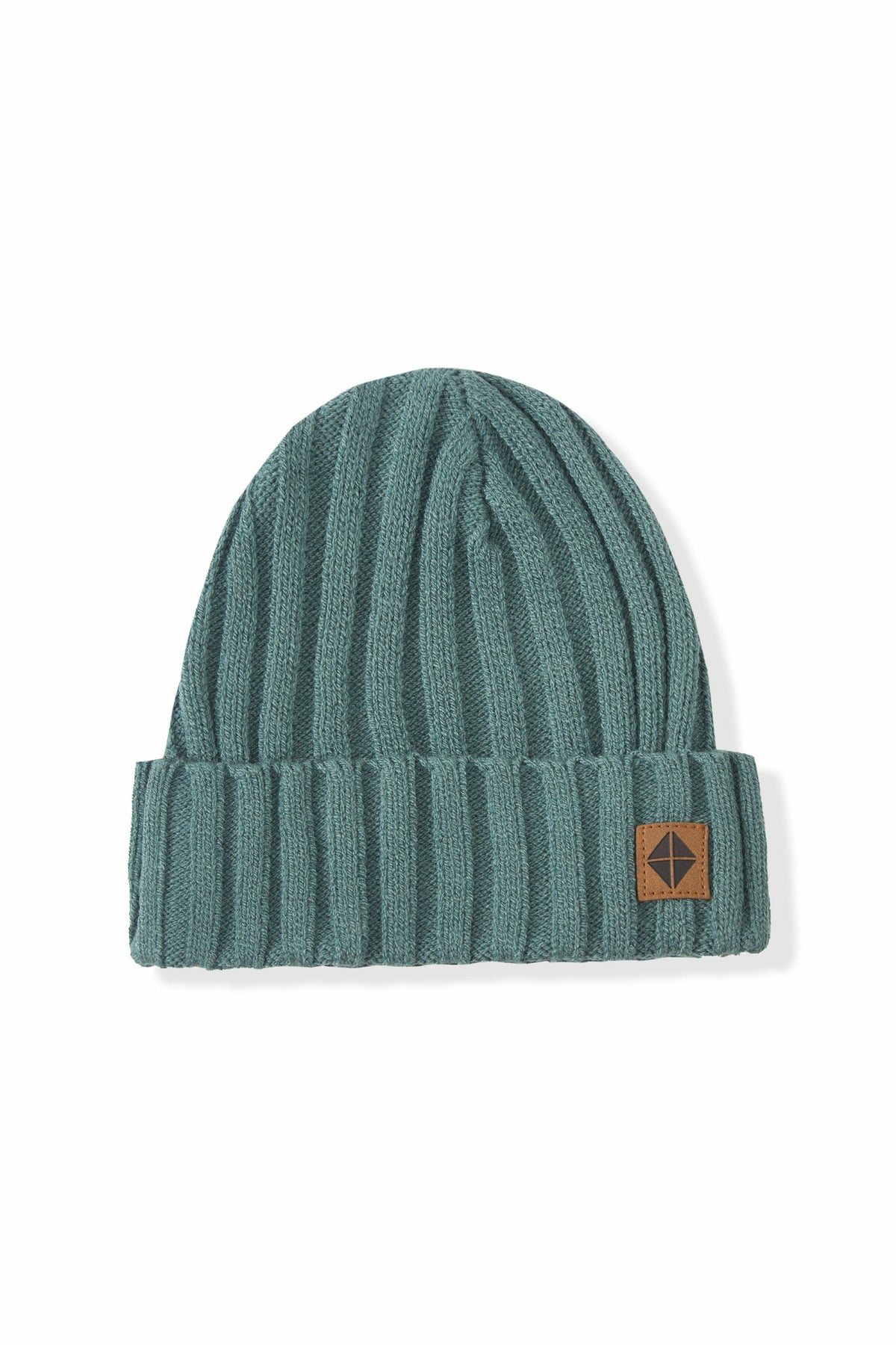 Kyte Baby Chunky Knit Ribbed Beanie in Pine