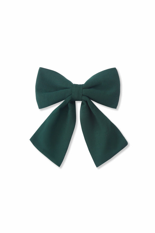 Kyte Baby Large Alligator Clip Bow in Cypress